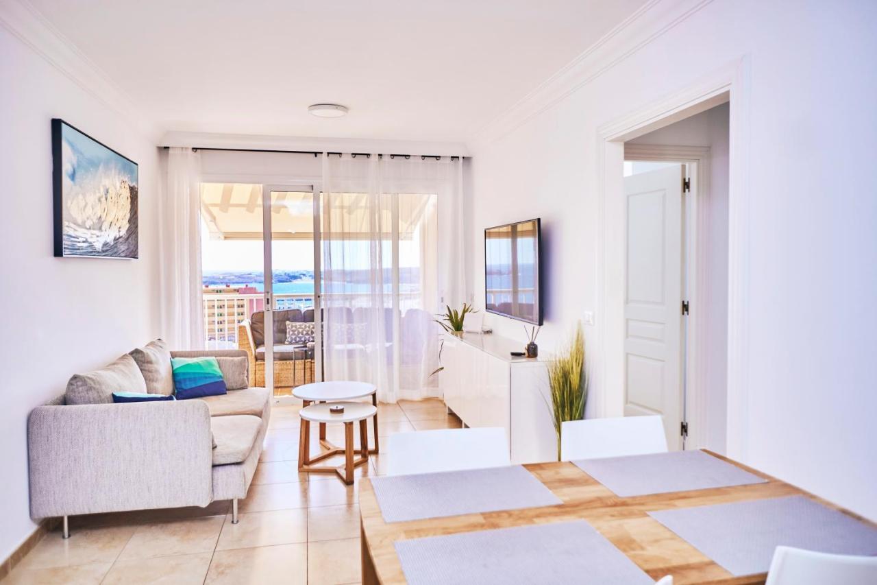 2Bdr Comfy Apartment With Ocean View Poris de Abona Dış mekan fotoğraf